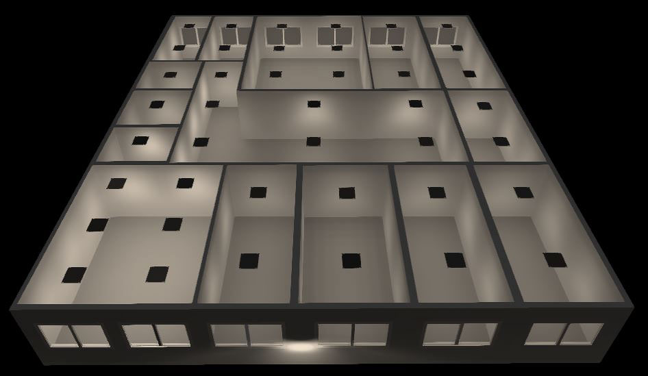 Energieeffiziente Beleuchtungsanlagen Bsp Büro